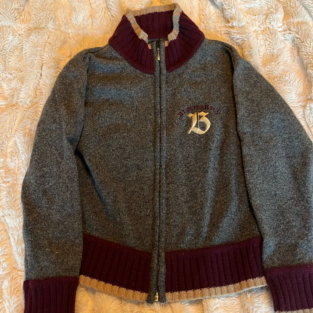 Burberry kids sweater- please read details and review pictures.